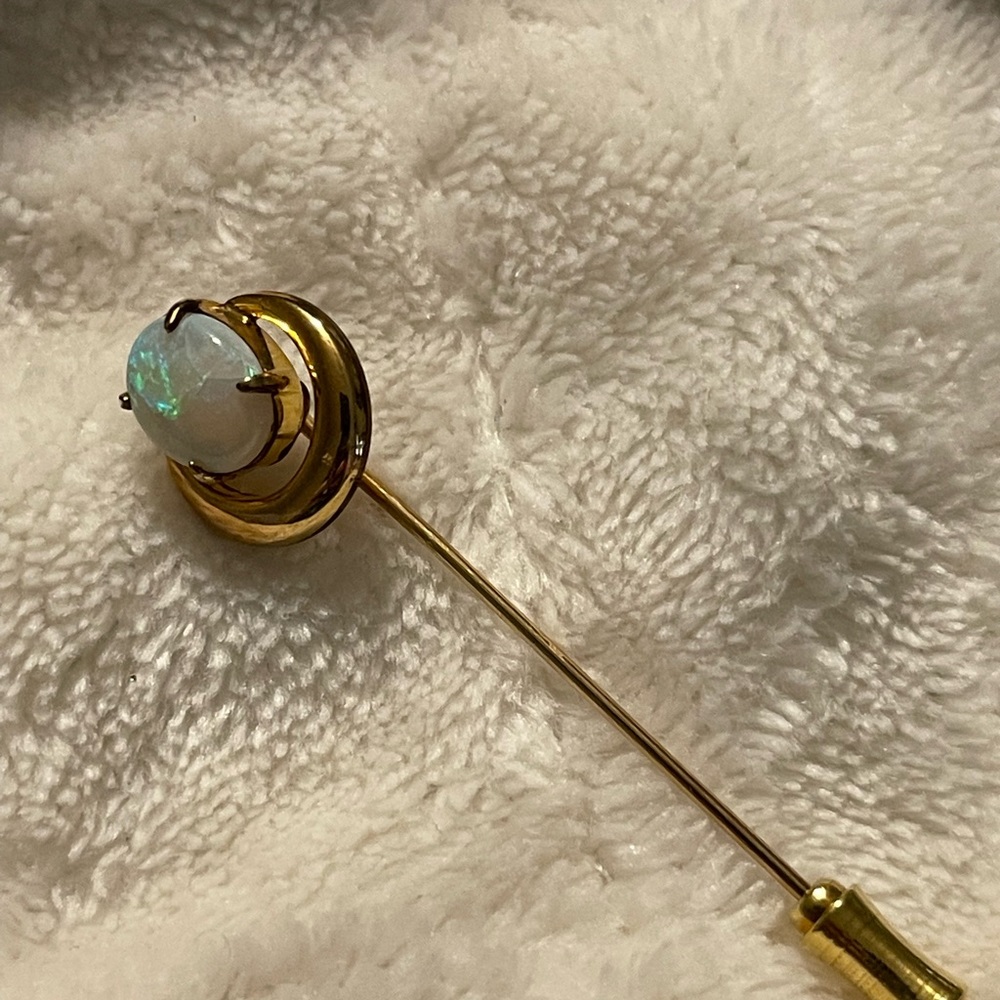 Gold filled Opal stickpin